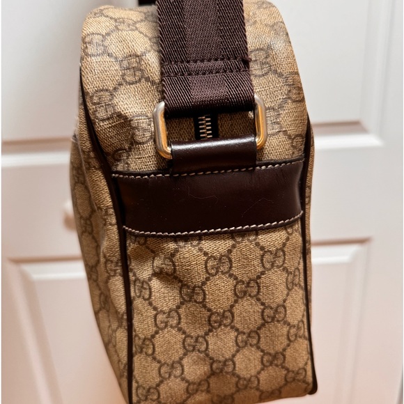 Gucci Gg Supreme sling cross-bag Unisex Large size - Picture 13 of 16